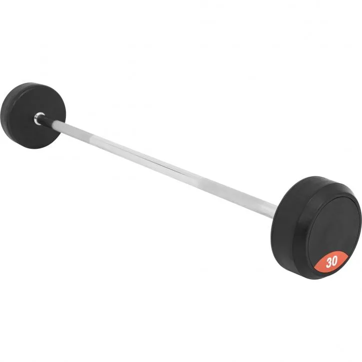 Fixed Rubber Barbell 30KG