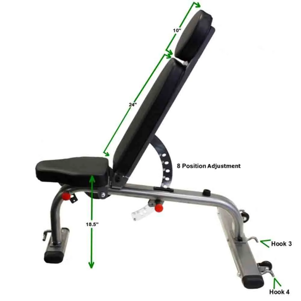 Flat - Incline - Decline VTX Heavy Duty Bench