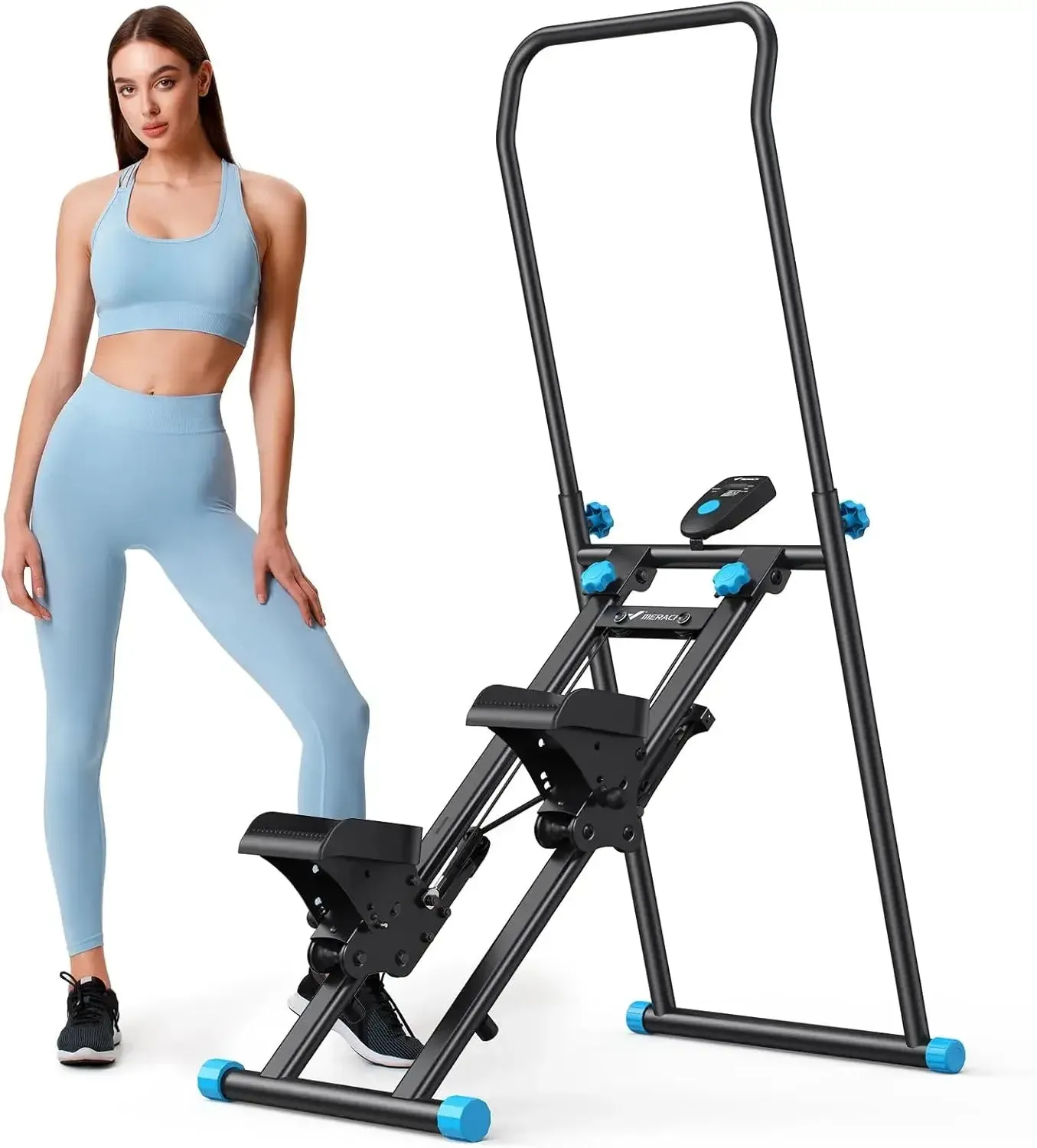 Folding Vertical Cardio Exercise Climber