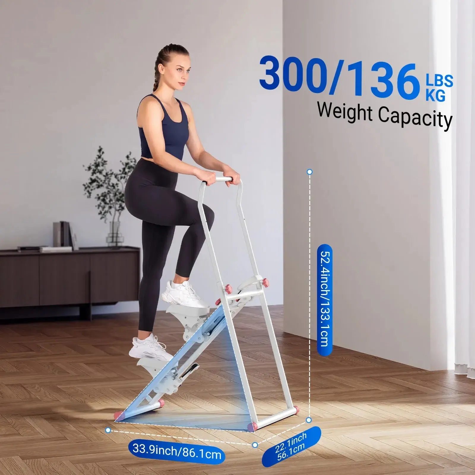 Folding Vertical Cardio Exercise Climber