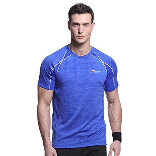 Fortitude Sports Men's Gym T Shirt | Breathable Quick Dry Fit Running Shirt