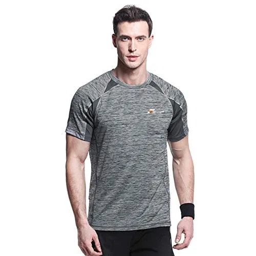 Fortitude Sports Men's Gym T Shirt | Breathable Quick Dry Fit Running Shirt