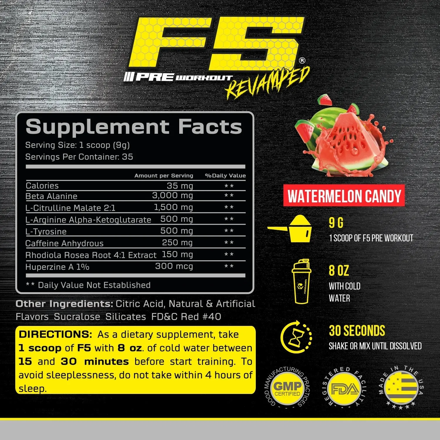 Forzagen F5 Pre-Workout