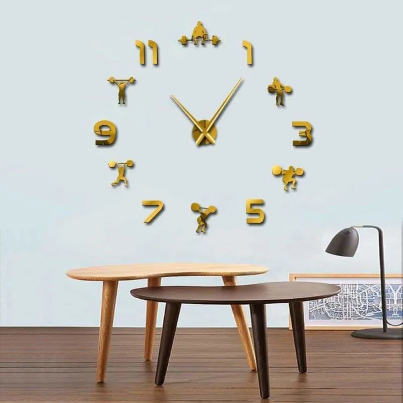 Frameless Wall Clock for Workout