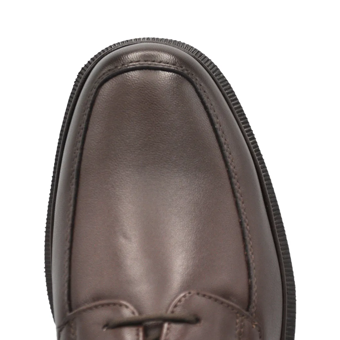 Gavel Lucas Lambskin Brown Leather Shoes