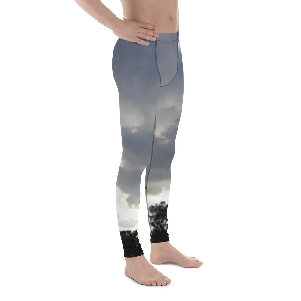 GG - Men's Leggings - Trees & Clouds