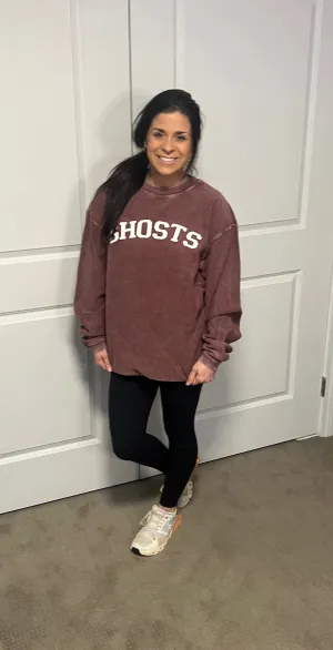 Ghosts corded sweatshirt