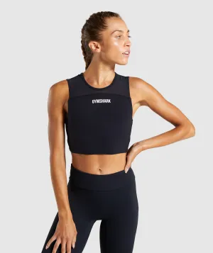 Gymshark Form Crop Top - Black