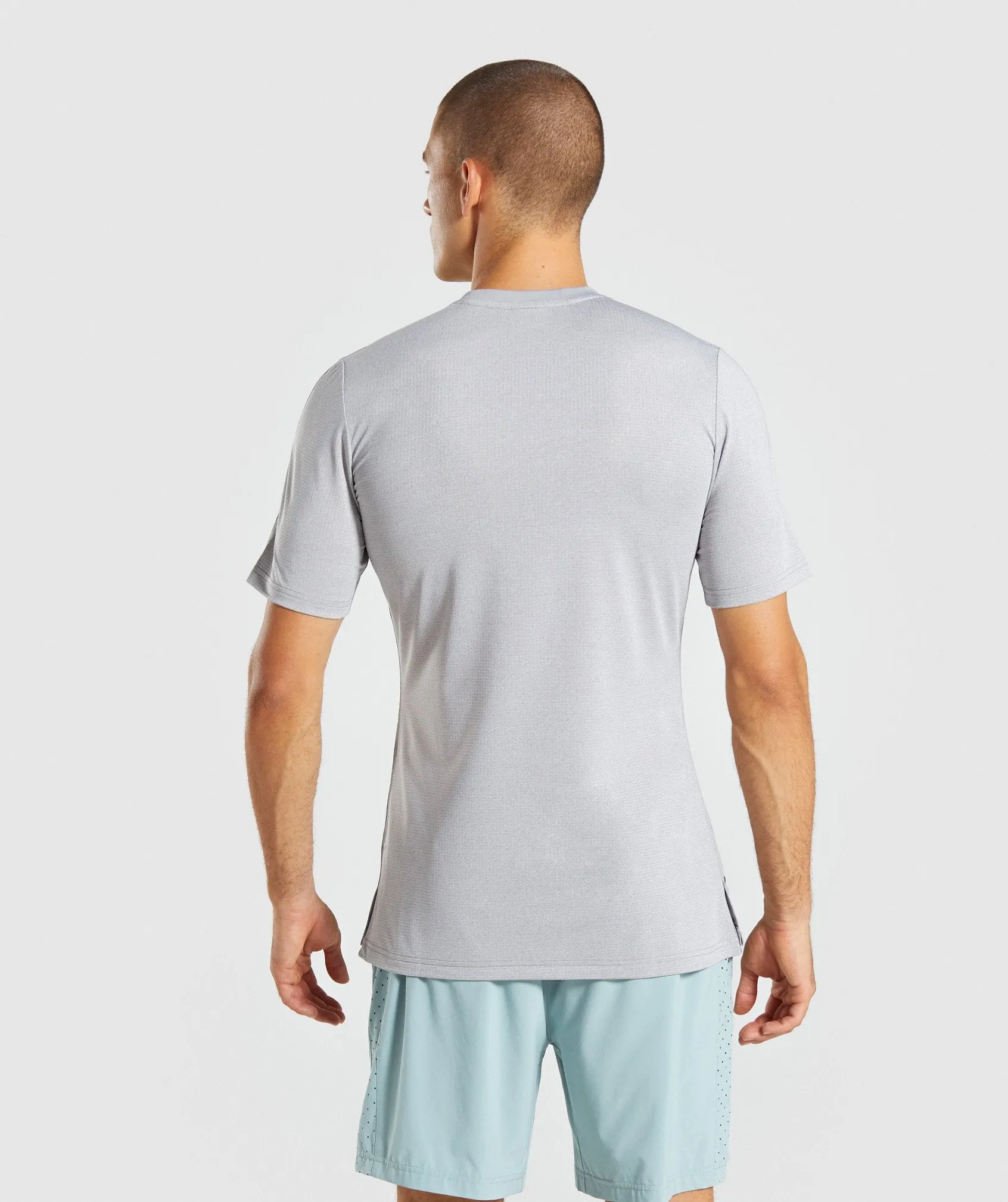 Gymshark Raid T-Shirt - Light Grey