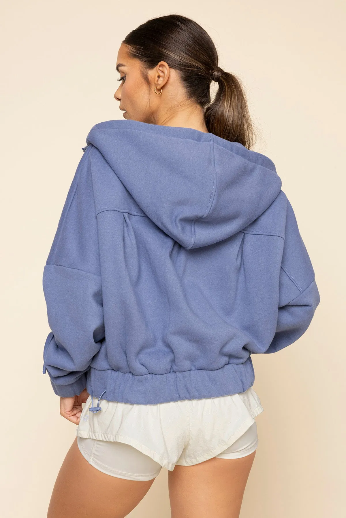 Half Zip Warm Up Hoodie - Wild Wind