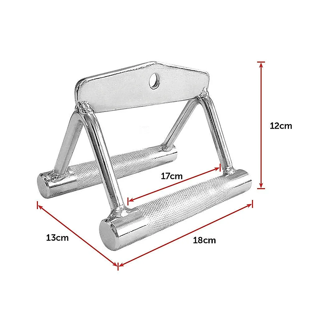 Heavy Duty Steel Seated Row Handle Bar Cable Attachment