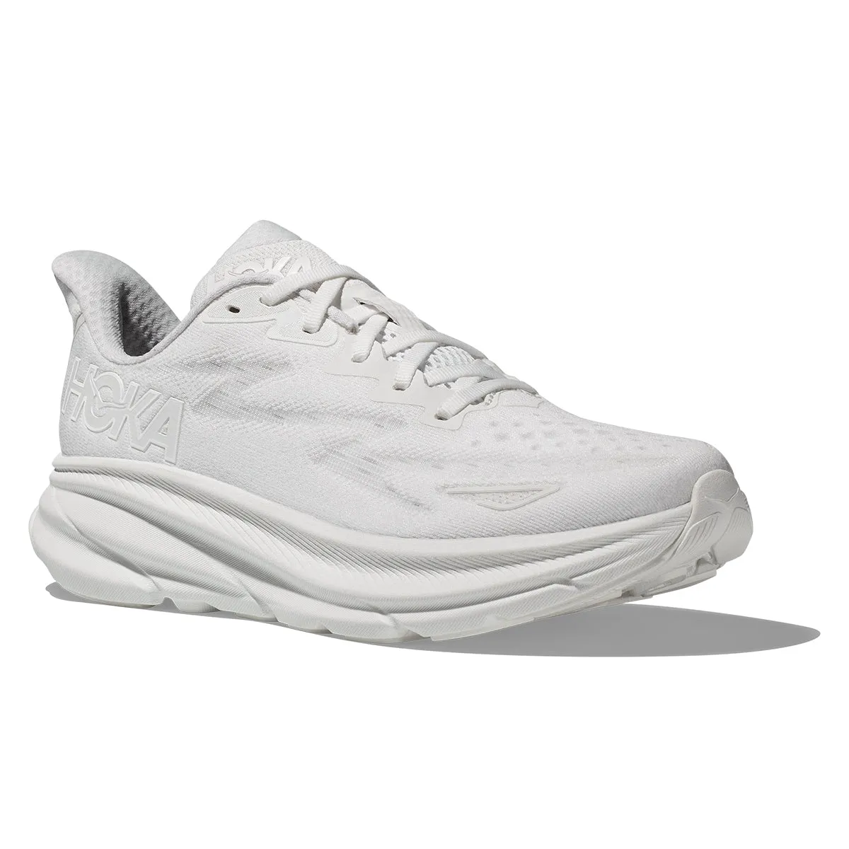 Hoka Clifton 9 Womens | White / White