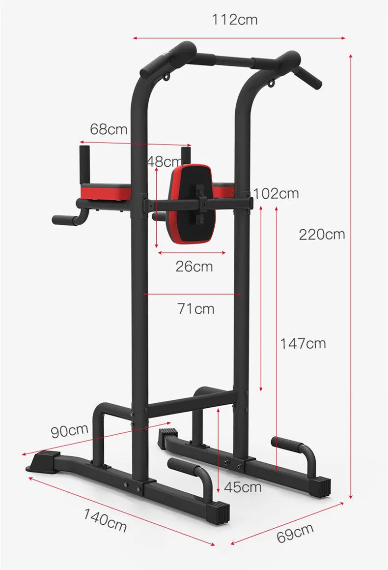 Home Indoor Adjustable Single And Double Bar Pull-up Bracket Trainer