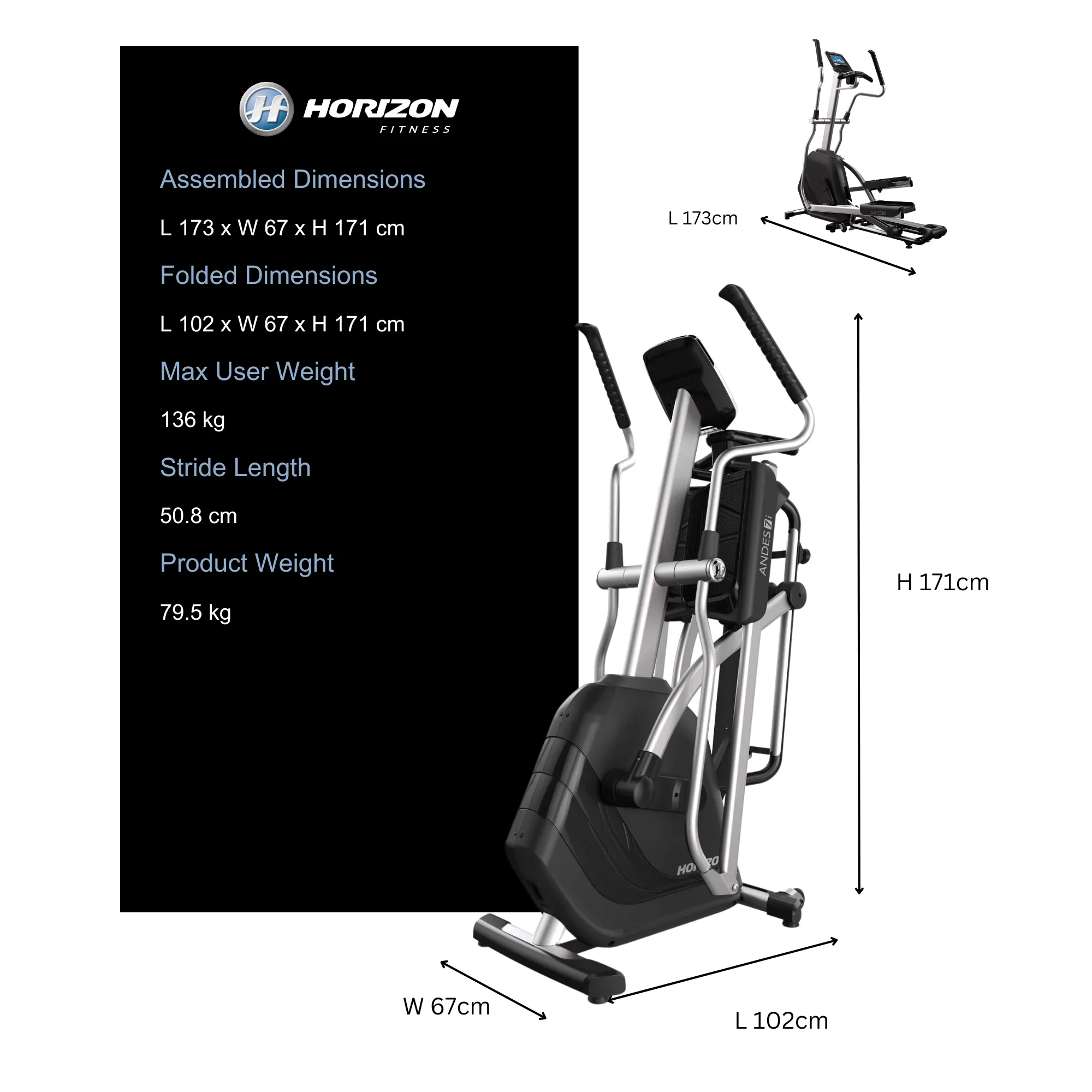 Horizon Andes 7i Elliptical