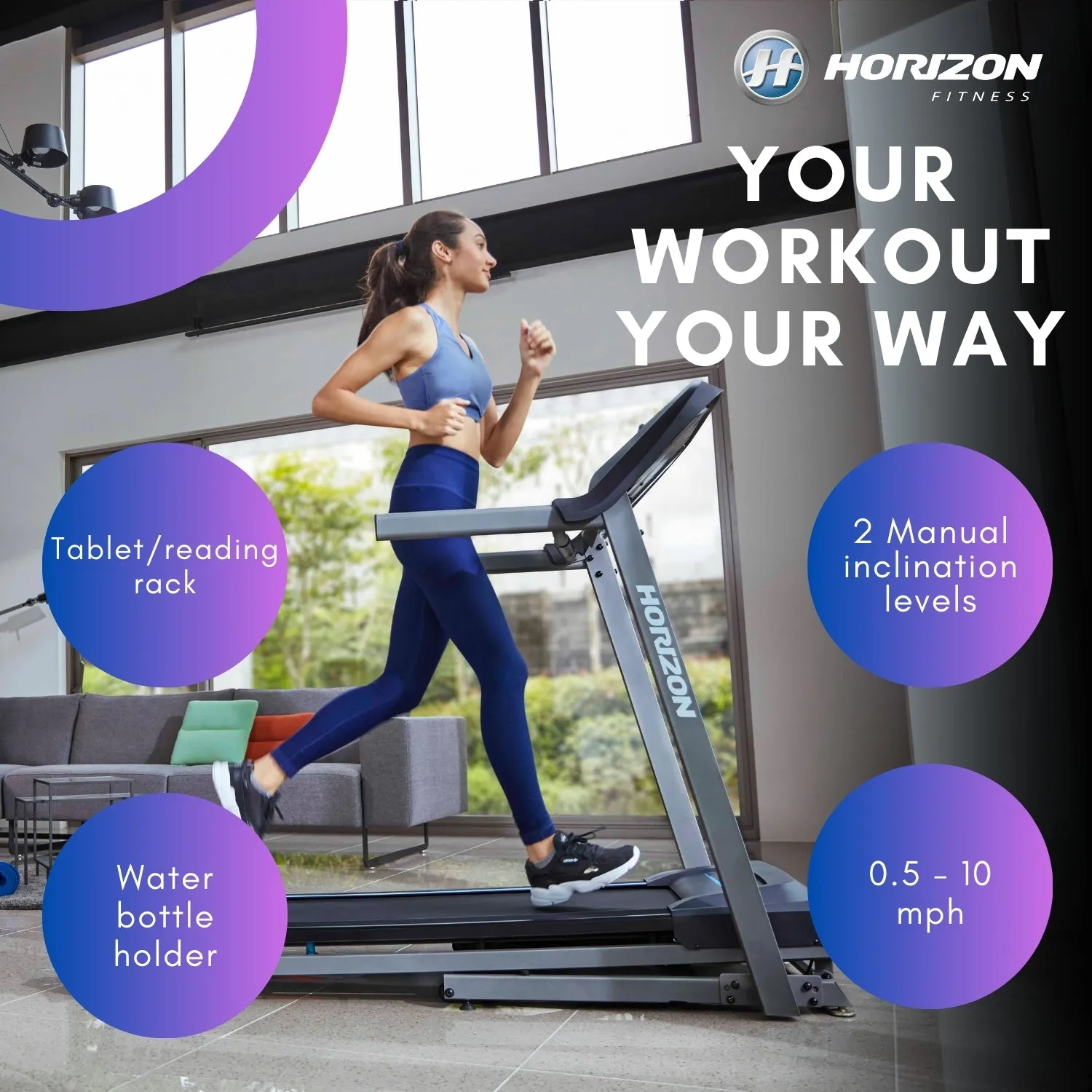 Horizon TR 3.0 @Zone Treadmill