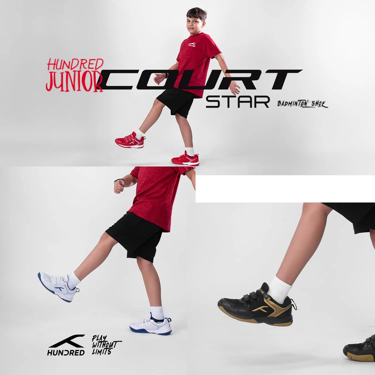 Hundred Court Star Junior Badminton Shoes