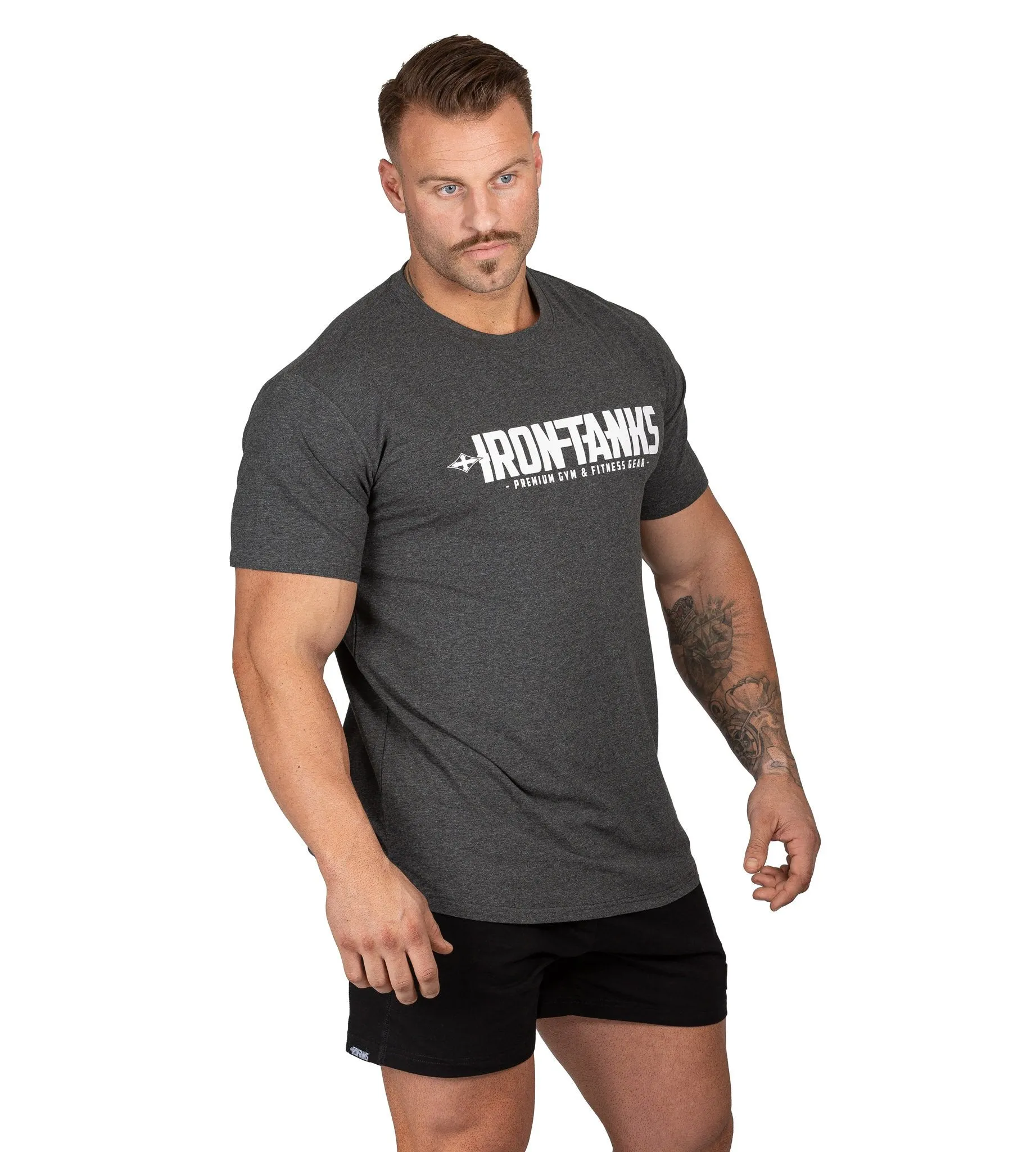 Icon Gym Tee II - Charcoal