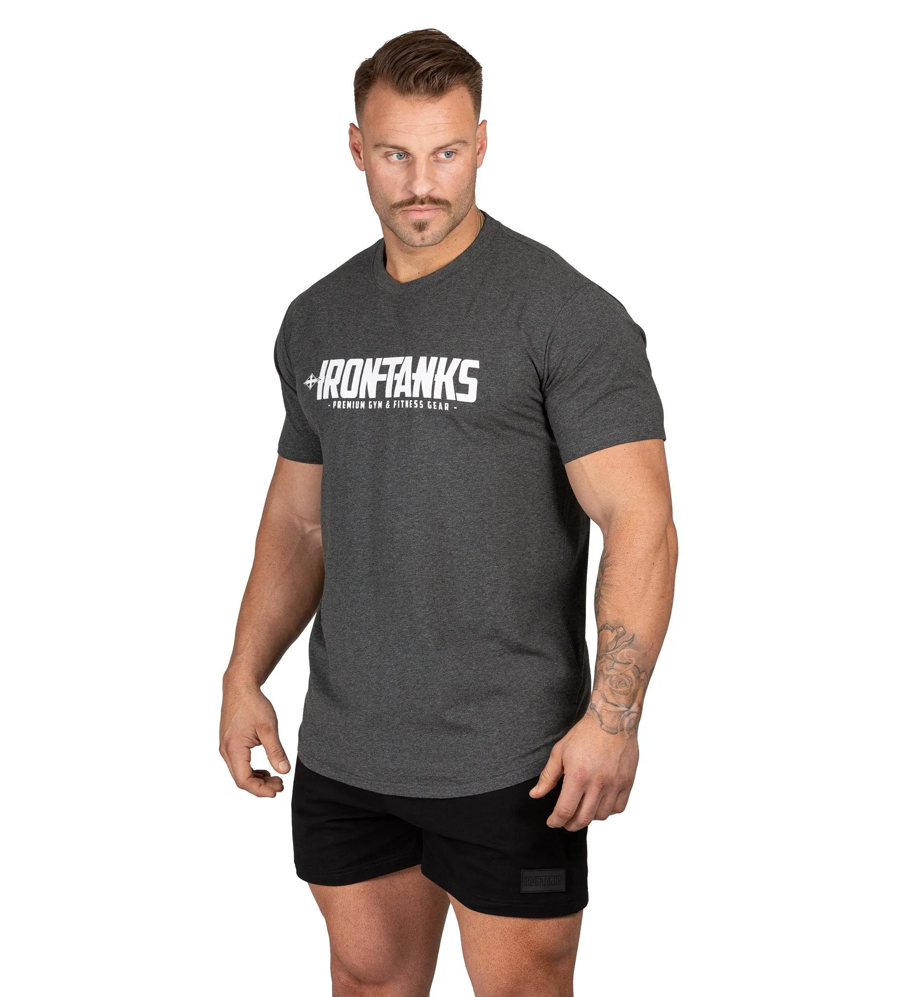 Icon Gym Tee II - Charcoal