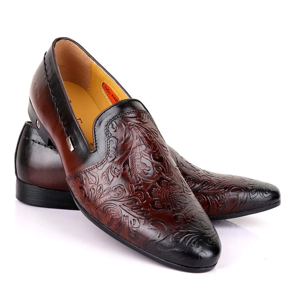 John Foster Classic Brown Leather Shoe