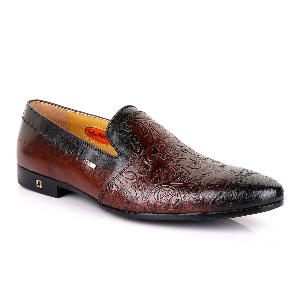 John Foster Classic Brown Leather Shoe