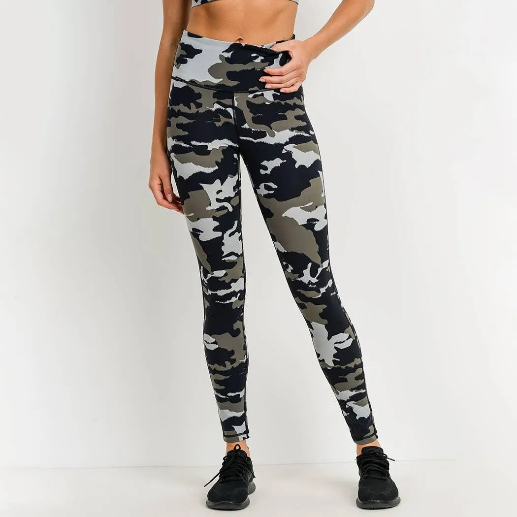 Jungle Camo Highwaist Workout Set