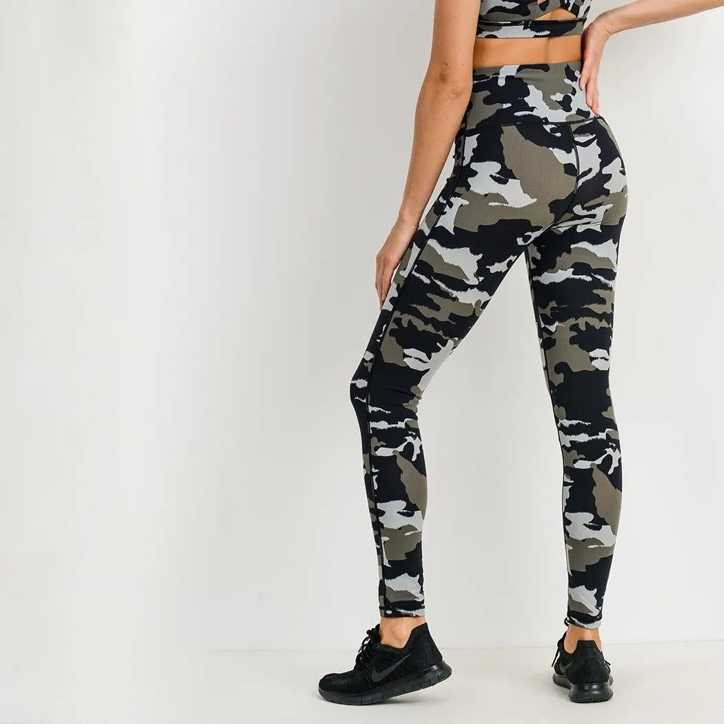 Jungle Camo Highwaist Workout Set