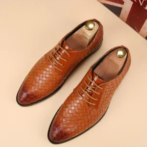 Lace Up Business Leather Casual Shoes