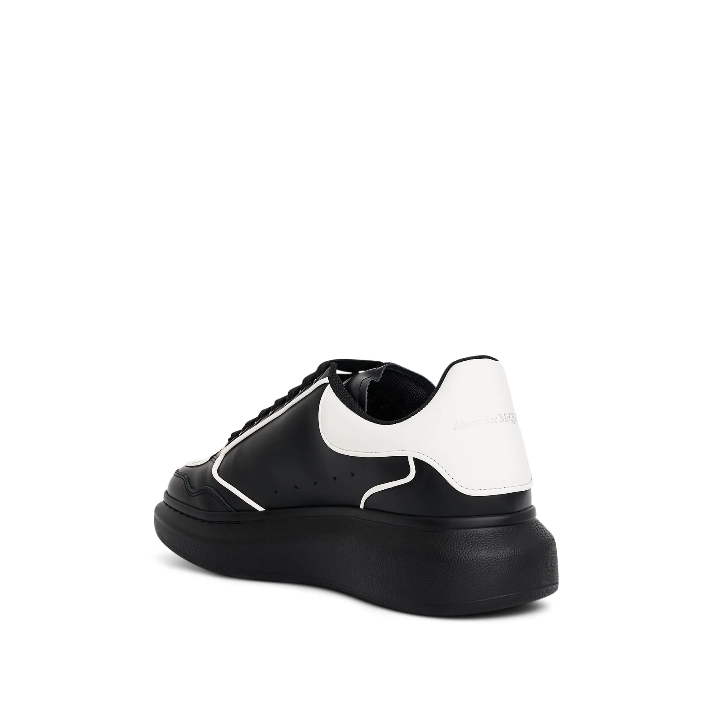 Larry Contrast Sneaker in Black/White