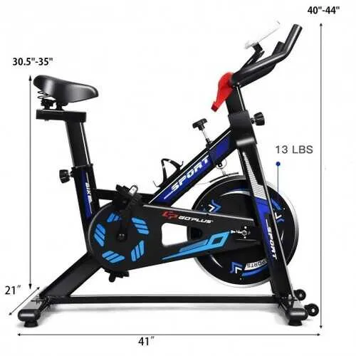 LCD Display Fitness Cardio Workout Cycling Exercise Bike