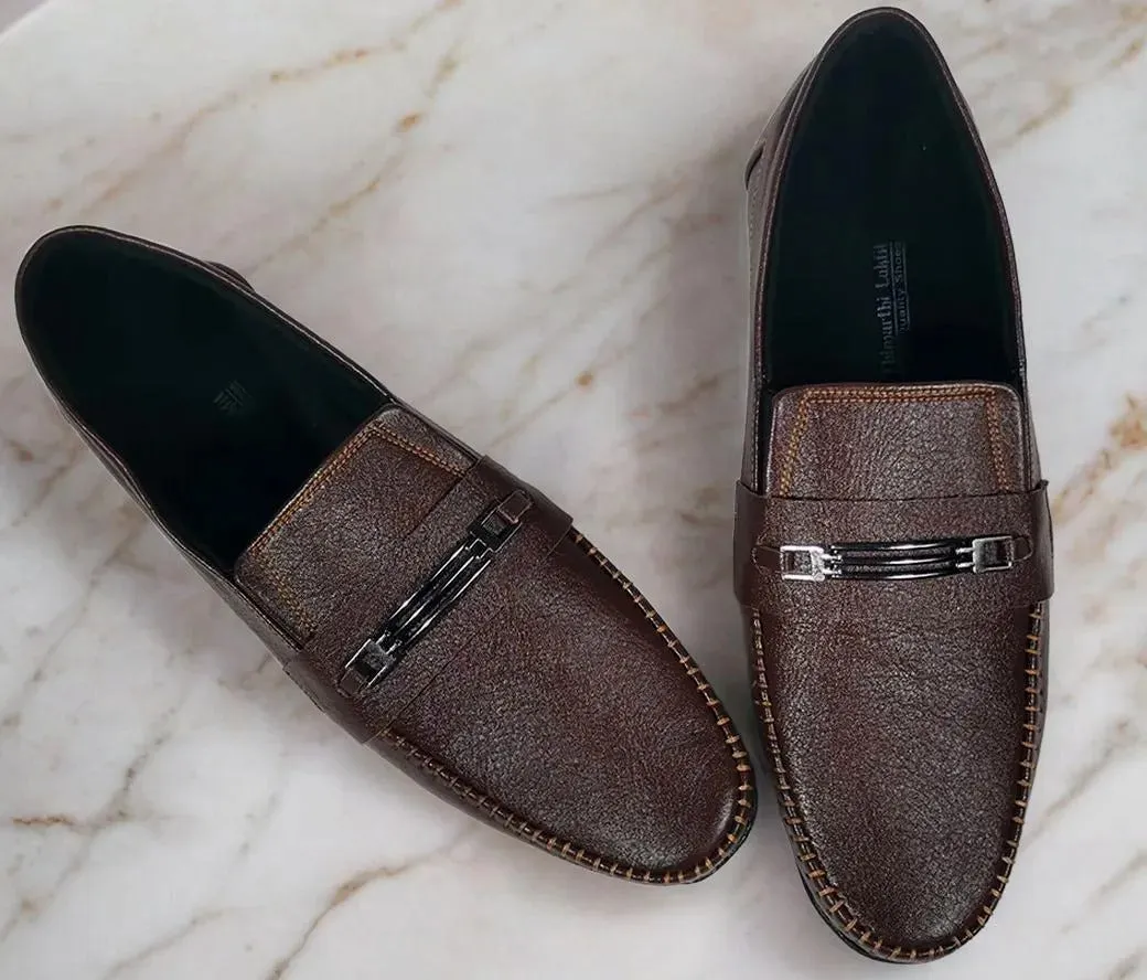 LKMS012 - Casual Brown Loafer Shoes