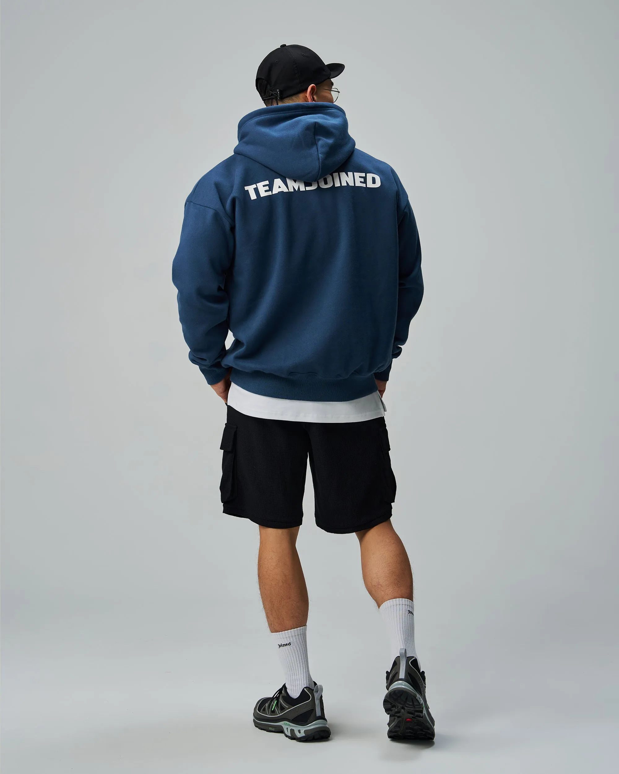 Logo Fleece Oversized Hoodie