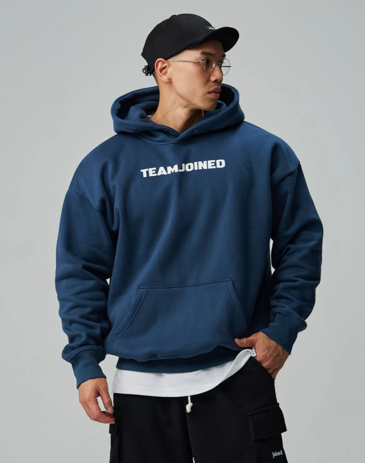 Logo Fleece Oversized Hoodie