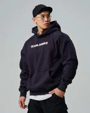 Logo Fleece Oversized Hoodie