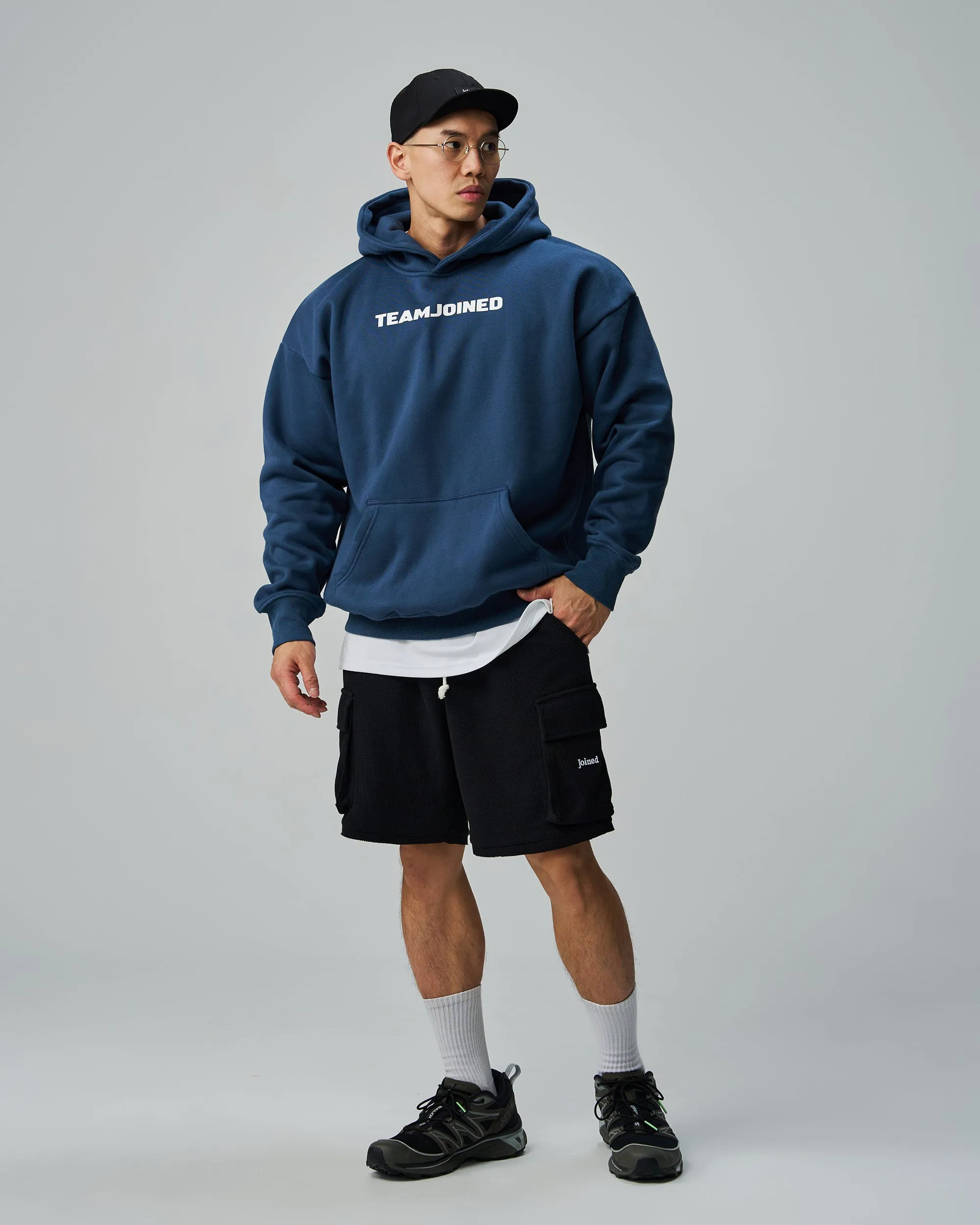 Logo Fleece Oversized Hoodie