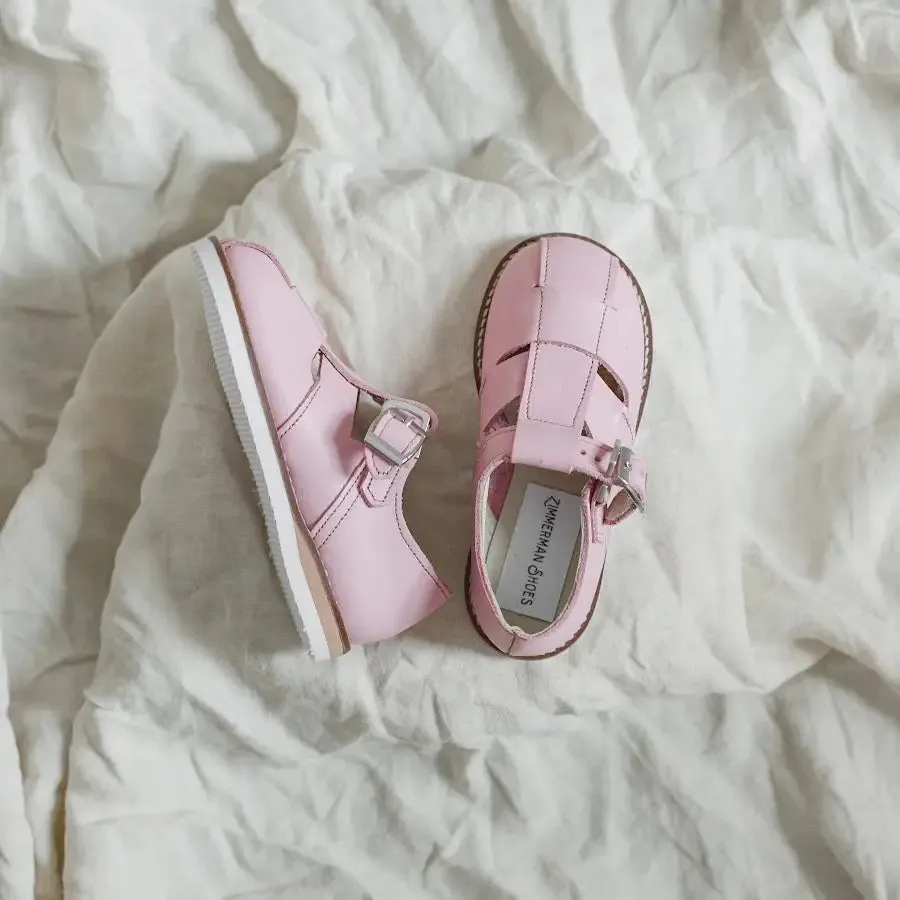 Lucy T-Strap | Pastel Pink