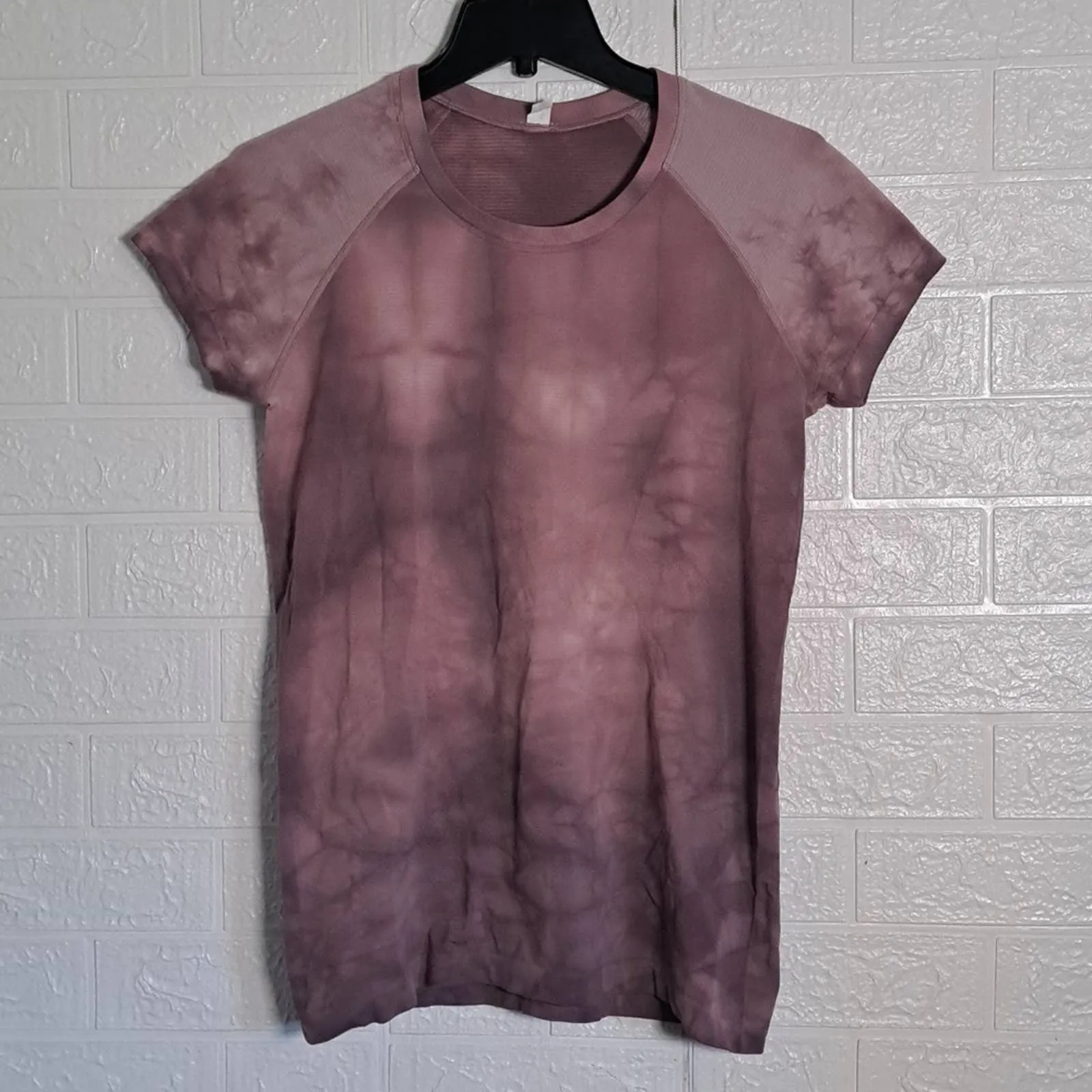 Lululemon Swiftly Tech Short Sleeve Marble Dye Vintage Plum