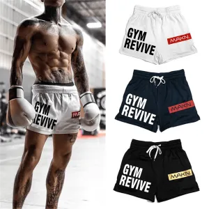 MAKN Revive Drawstring Elastic Waist Gym Shorts