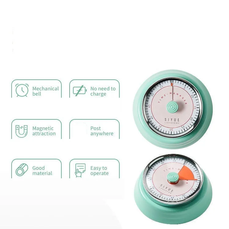 Mechanical Timer Kitchen Reminder With Magnet Timer