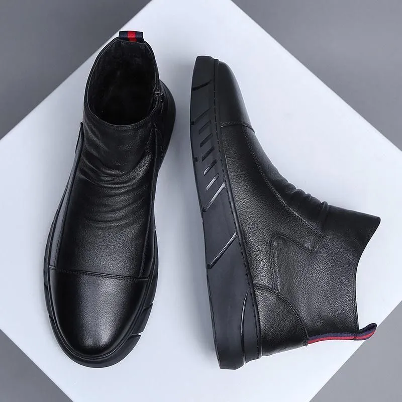 Men Shoes Fashion Male Shoes Winter Ankle Boots