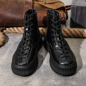 Men Shoes Mens Lace Up Shoes Men Casual Boots