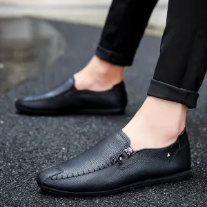 Men's Casual Lazy Leather Shoes