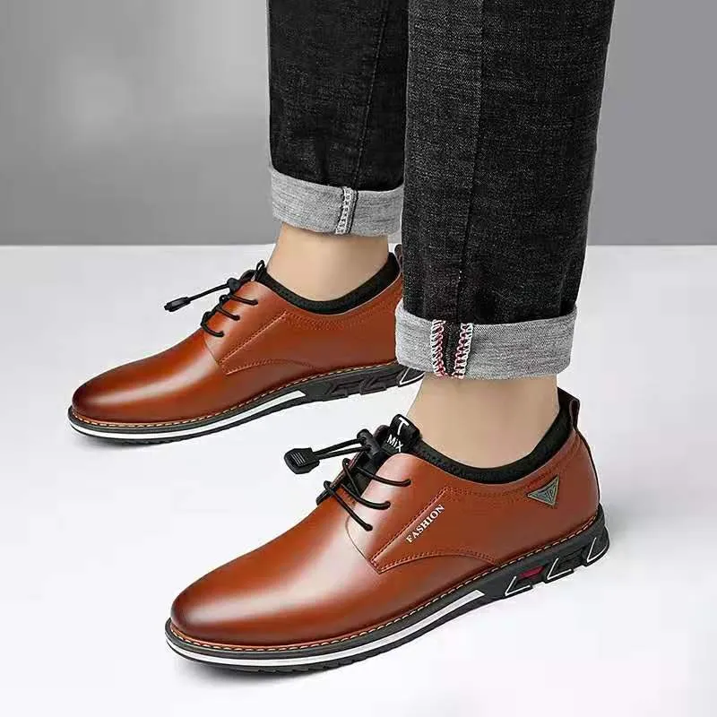 Men's New High-Quality Shoes Business Spring Autumn with holes Men