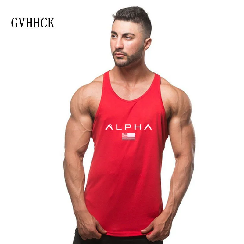 Mens Sports Gym Breathable Training Tank Top