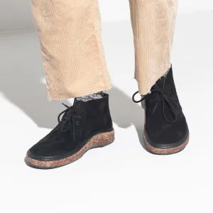 Milton Desert Boot - Black Suede