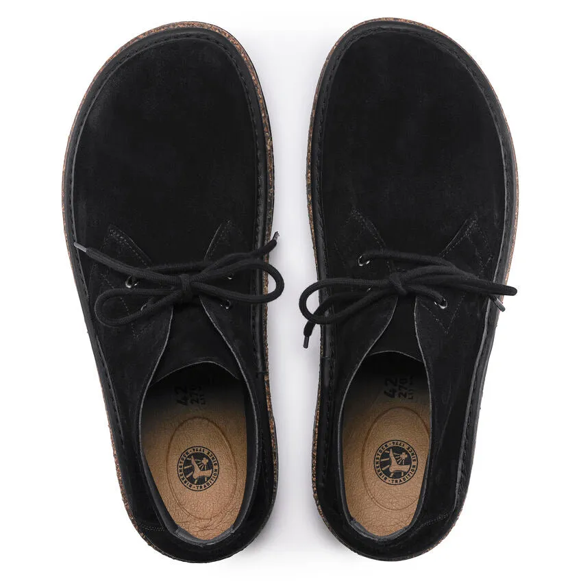 Milton Desert Boot - Black Suede