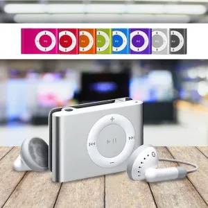 Mini Shuffling MP3 Player with USB Cable and Headphones