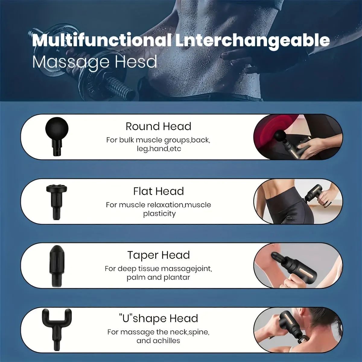 Mini Ultra-Compact Percussion High Torque Deep Tissue Massage Gun