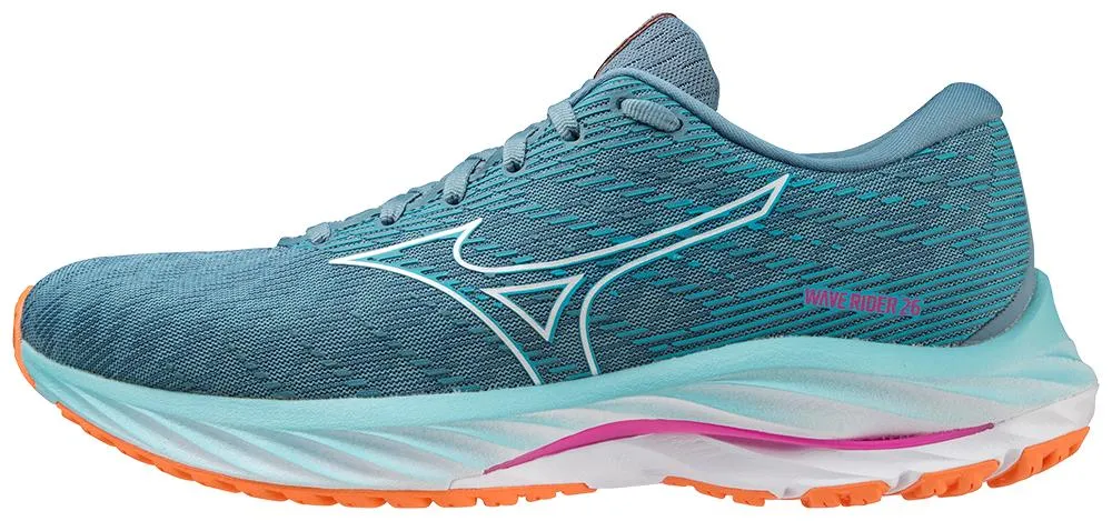 Mizuno | Wave Rider 26 | Women's | Antigua Sand/White