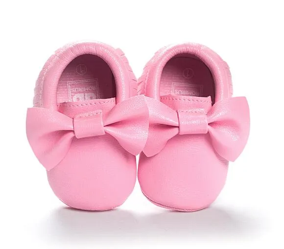 New Casual Infant Shoes Baby Girls Sweet Style Bow Tassel Decoration Fashion Casual Soft Sole Prewalker Toddlers