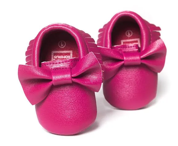 New Casual Infant Shoes Baby Girls Sweet Style Bow Tassel Decoration Fashion Casual Soft Sole Prewalker Toddlers